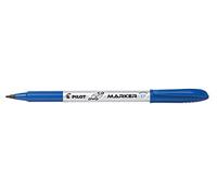 PILOT Marqueur CD/DVD BEGRN 341557 – permanent, pointe moyenne – Bleu