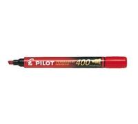 PILOT Marqueur permanent 400, pointe biseautée, rouge G
