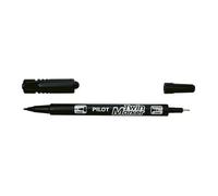 PILOT - Marqueur permanent Twin Marker noir
