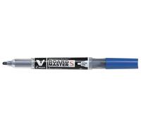 Pilot Marqueur pour tableau blanc BEGREEN V-Board Master S, pointe ogive extra fine 1,3 mm, bleu