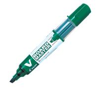 Pilot Marqueur tableau blanc V-Board Master, rechargeable effaçable à sec, pointe biseautée 6mm Vert