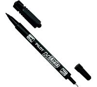 Pilot Marqueur TWIN MARKER BEGREEN indélibile noire 2 pointes ogives fine et moyenne