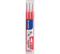 Recharge pilot frixion ball pointe moyenne coloris rose corail set 3 unites
