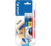 Pilot Pen - 6 recharges Frixion Ball&Clicker3 Bleu/2 Noirs/1 Rouge Refill Case Gratuit