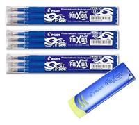 Pilot Pen BLS-FR7 Frixion Ball Mine de rechange pour stylo Différents coloris, 9er Bonus Set, bleu, 1