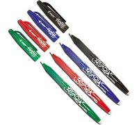 Pilot Pen Frixion Lot de 4 stylos roller effaçables Couleurs assorties