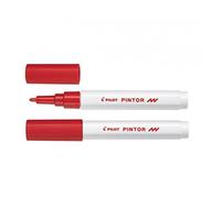 Pilot Pen Marqueurs peinture Pintor Lot de 6 pointe fine 2,9 mm Rouge