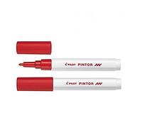 Pilot Pintor Lot de 6 marqueurs peinture pointe fine 2,9 mm Rouge