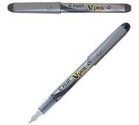 Pilot Pen - Stylo calligraphique V-Pen Silver - Plume moyenne - Noir
