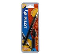 Pilot Plumix Stylo-Plume. Plume Large + Cartouche encre noire,0.70mm