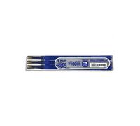Pilot Pochette De 3 Recharges Pour Roller Frixion Point Pointe Aiguille Fine (0,5mm). Encre Bleu