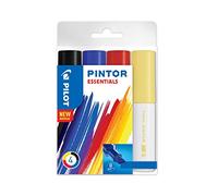 PILOT Marqueur à pigments PINTOR large Set de 4 "ESSENTIALS"