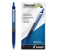PILOT Precise V10 RT Lot de 12 stylos à bille à encre bleue 1 mm