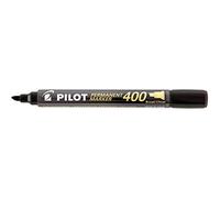 Pilot Pen Marqueurs permanents SCA-400-B Pointe biseautée Noir Pack de 12