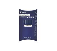Pilot Set 3 Cartouches V5/7 Rechargeable Bleu
