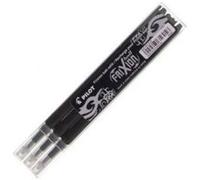 Pilot set 3 recharges Frixion noir Noir G