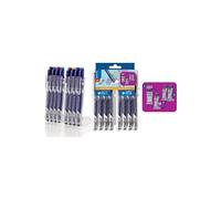 PILOT - SET TO GO 8 FRIXION FINELINER - ERASABLE FIBER TIP FINELINER - MEDIUM -ASSORTED COLORS - BLACK BLUE RED GREEN LIGHT GREEN LIGHT BLUE VIOLET PINK