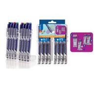 PILOT - SET TO GO 8 FRIXION FINELINER - ERASABLE FIBER TIP FINELINER - MEDIUM -ASSORTED COLORS - BLACK BLUE RED GREEN LIGHT GREEN LIGHT BLUE VIOLET PINK