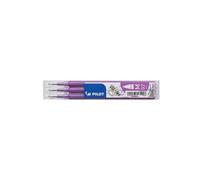 Pilot Set De 3 Recharges Pour Roller Frixion Ball Bls-Fr7 Pointe Moyenne Mauve