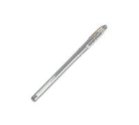Pilot Stylo À Bille Pointe Moyenne Encre Gel Argent Corps Plastique À Capuchon G1 07