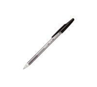 Pilot Stylo À Bille Rechargeable Pointe Moyenne Encre Noire Corps Plastique Cristal Avec Capuchon Bp-Sm