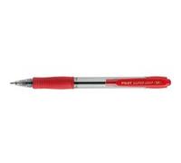 PILOT Stylo à bille rétractable SUPER GRIP M, rouge Rouge G