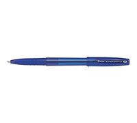 Stylo-bille pilot super grip g cap pointe moyenne coloris bleu