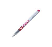 PILOT Lot de 3 Stylos Plume Effaçable Jetable V-Pen Pte Moyenne Rose