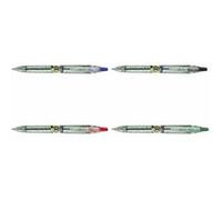 Pilot Stylo bille rétractable B2P Ecoball 10, Pointe moyenne, Lot de 3, Vert