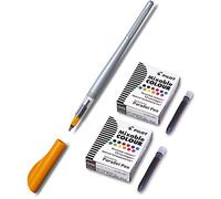 PILOT Stylo de calligraphie à plume Parallel Pen rechargeable (2,4 mm + cartouches)