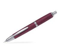 PILOT Stylo plume rétractable Capless Wooden bois de bouleau rouge, plume large or 18 carats, coffret cadeau exclusif Bouleau Rouge