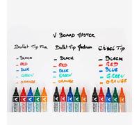 PILOT - stylo pour tableau blanc effaçable à encre de grande capacité, marqueurs de bureau multicolores, papeterie, stylo à outils pour cours de formation des enseignants en couleur 5pcs Red Ink Sac