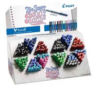Pilot Stylo Roller V Ball 05/07/1.0, Présentoir De 180