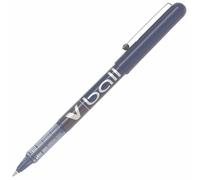 Pilot V-Ball Stylo roller Pointe métal 0,5 mm Encre liquide Bleu - Lot de 12