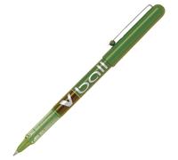 Pilot V Ball Stylo roller encre liquide à capuchon pointe fine 0,5 mm vert