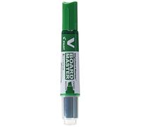 Pilot V-Board Marqueur Lote de 10 tableau blanc Pointe biseautée moyenne Vert (Import Royaume Uni)