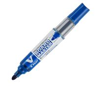 Pilot V-Board Master Lot de 10 Marqueur effaçable à sec Pointe ogive Bleu
