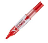 Pilot Begreen V-Board Master Lot de 10 marqueurs pour tableau blanc Pointe ogive 2,3 mm Rouge