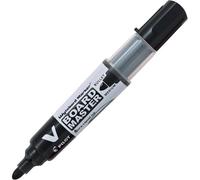 Pilot - V-Board Master - Marqueur Effaçable À Sec - Pointe Ogive - Noir - Lot De 10