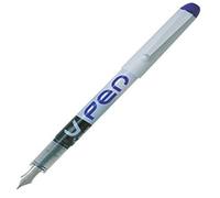 Pilot V-Pen Silver - Stylo Plume Jetable - Violet - Plume Moyenne