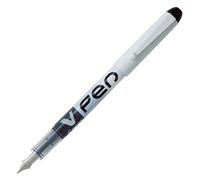 PILOT Lot de 3 Stylos Plume Jetable V-Pen Effaçable pointe moyenne Noir