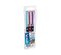 Stylo roller Pilot Hi-tecpoint V5 à capuchon pointe 0,5 mm écriture fine - Pochette de 3