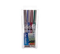 Stylo roller Pilot Hi-tecpoint V5 couleurs assorties 0,5 mm - Pochette de 4
