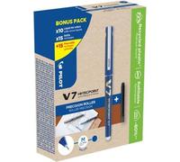 Pilot V7 HI-TECPOINT GREEN PACK Stylo à bille Bleu 10 pièce(s)