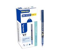 Pack de 16 stylos bleus Pilot Hi-Tecpoint V7 + 4 offerts