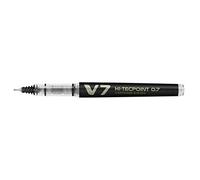 Pilot Pen Stylo roller V7 Hi-Tecpoint 040345 rechargeable noir pack de 10 pointe moyenne