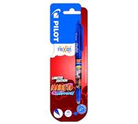 PILOT x NARUTO - 1 FriXion Ball - Stylo effaçable -Édition limitée Naruto Shipudden - Stylo roller rechargeable - Bleu - Pointe moyenne