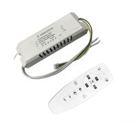 Pilote LED 12-60 W CA 85-265 V 2,4 G télécommande (36-50 W) | Technologie RF 2,4 G, portée de 30 m, contrôle en continu, boîtier blanc, installation facile