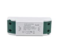 Pilote LED 12V DC 24W 2A, Transformateur de Puissance pour Bande Lumineuse LED et éclairage D'armoire AC100 240V