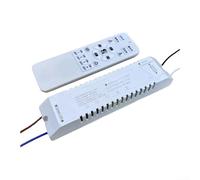 Pilote LED double fil bicolore à intensité variable 22-30 V sortie réglable 600 MA-1500 mA télécommande infrarouge boîtier en polycarbonate blanc pour bandes LED éclairage applications décoratives